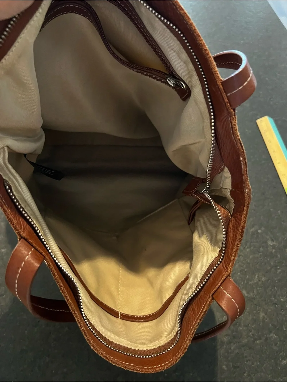 Leather Tote Bag in Brown - Classic Everyday Carry